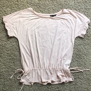 Light pink banana republic women’s blouse